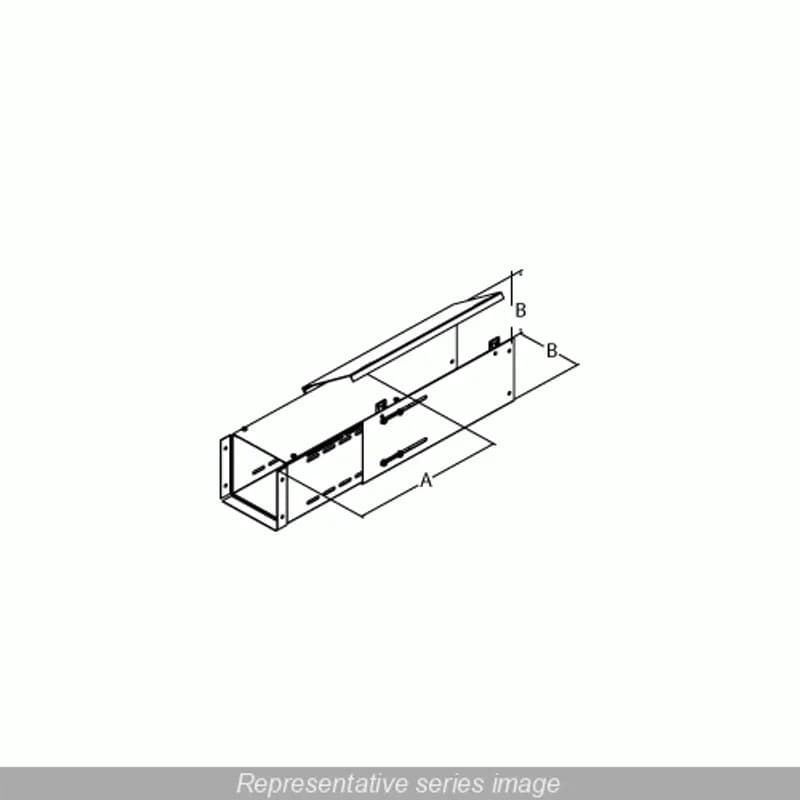 Telescope Fitting - 6 x 6 - Steel/Gray