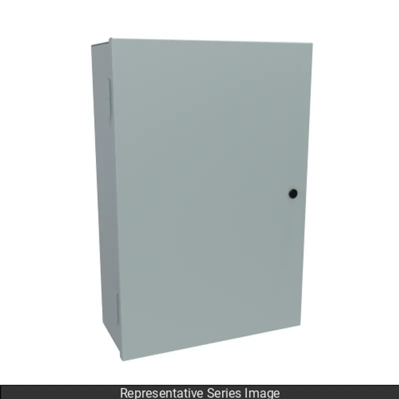 N1 Enclosure w/panel - 16 x 12 x 7 - Steel/Gray