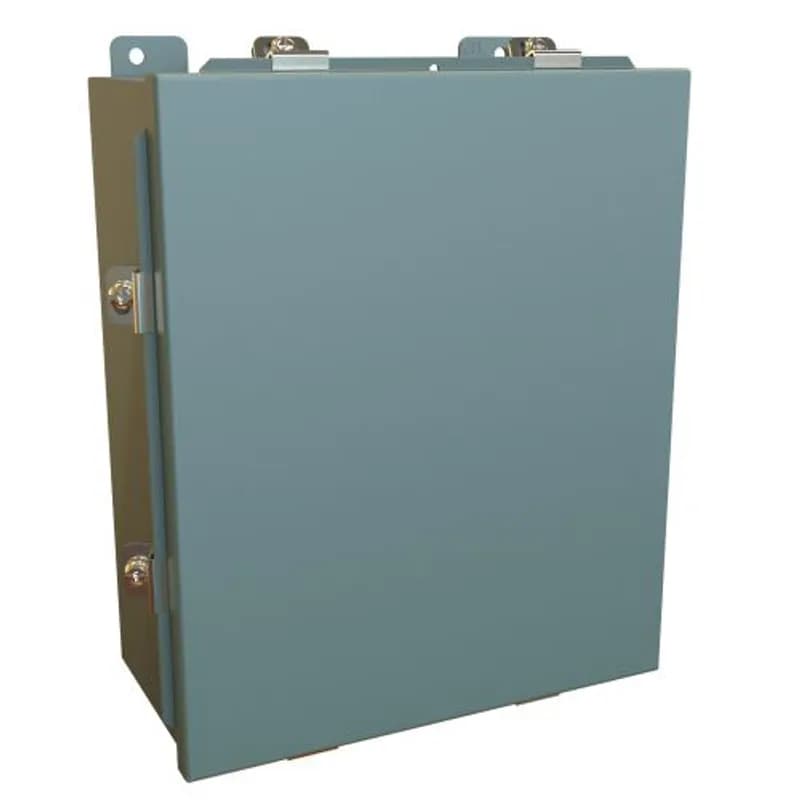 N4 J Box, Lift Off Cover w/panel - 12 x 10 x 5 - Steel/Gray