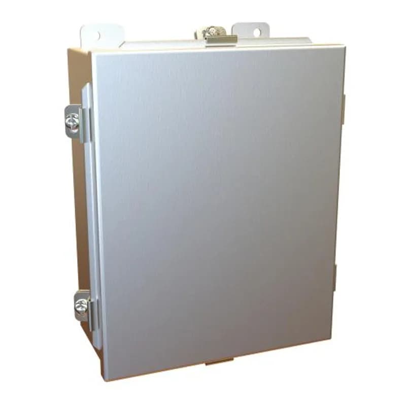 N4X J Box, Lift Off Cover w/panel - 10 x 8 x 4 - Alum