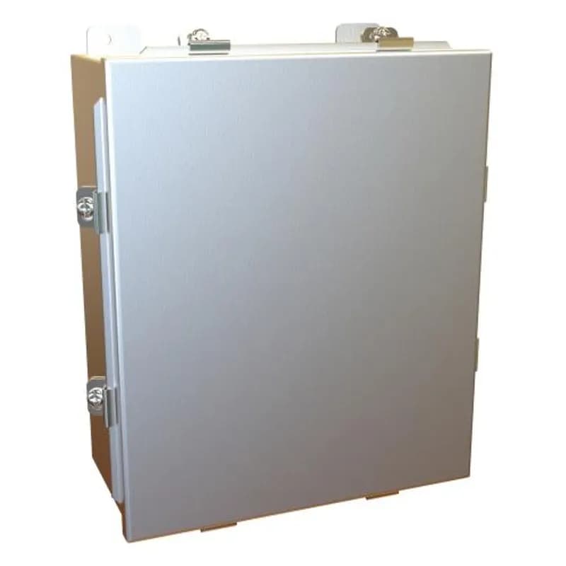 N4X J Box, Lift Off Cover w/panel - 12 x 10 x 5 - Alum