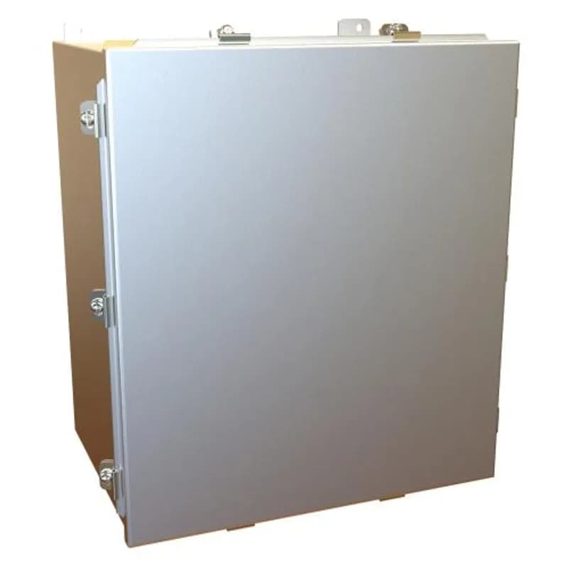 N4X J Box, Lift Off Cover w/panel - 16 x 14 x 10 - Alum