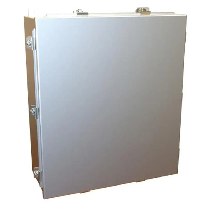 N4X J Box, Lift Off Cover w/panel - 16 x 14 x 6 - Alum
