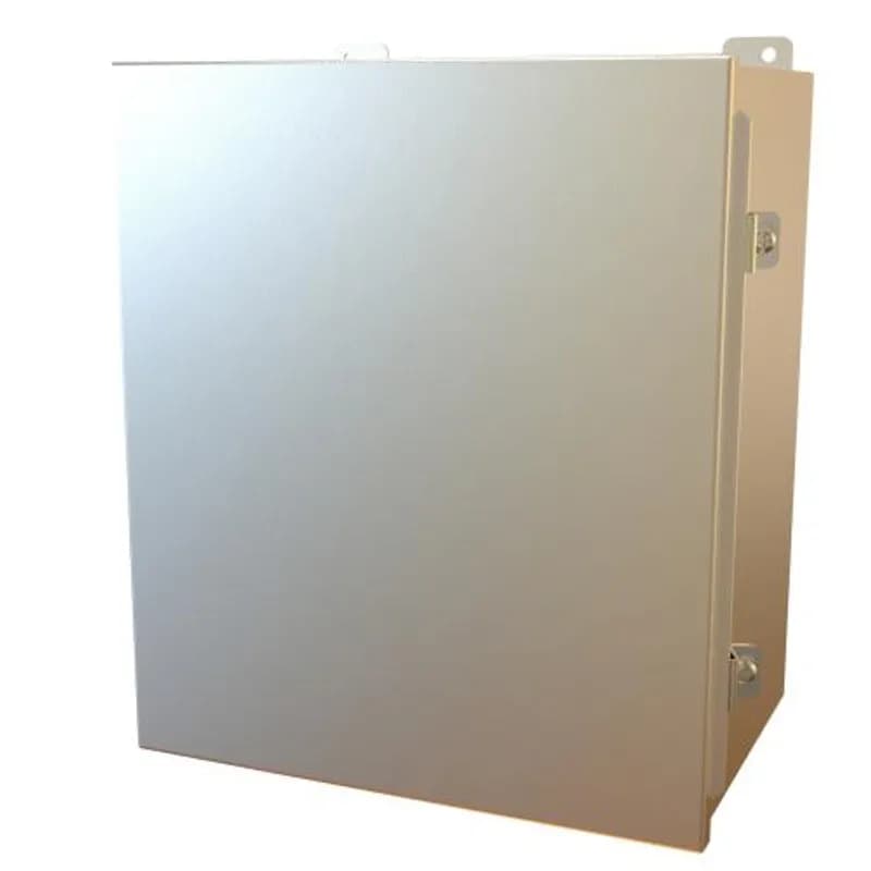 N4X J Box, Hinge Cover w/panel - 14 x 12 x 8 - 304 SS