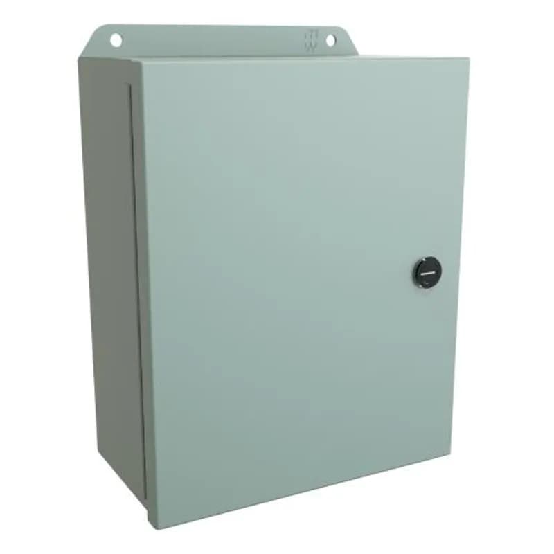 N4,12 Eclipse Junior encl w/ panel - 10 x 8 x 4 - Steel/Gray