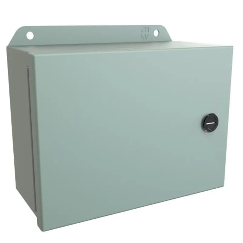 N4,12 Eclipse Junior encl w/ panel - 6 x 8 x 3.5 - Steel/Gray