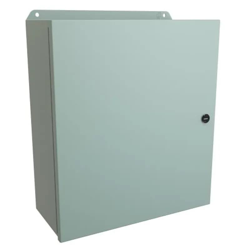 N4,12 Eclipse Junior encl w/ panel - 16 x 14 x 6 - Steel/Gray
