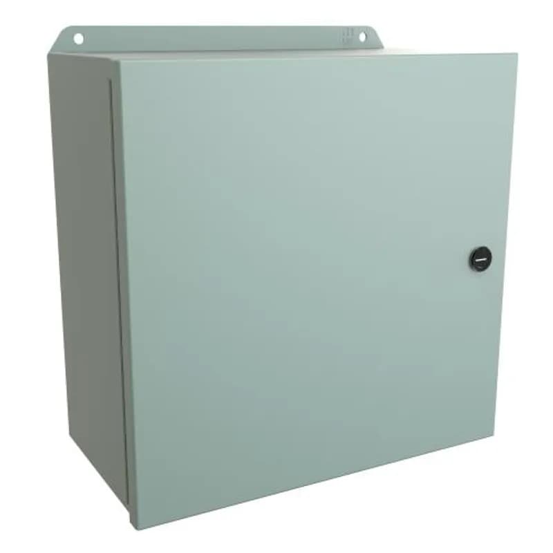 N4,12 Eclipse Junior encl w/ panel - 12 x 12 x 6 - Steel/Gray