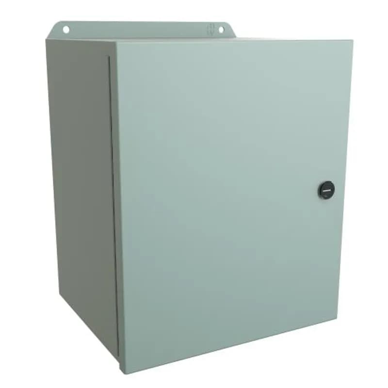 N4,12 Eclipse Junior encl w/ panel - 12 x 10 x 8 - Steel/Gray