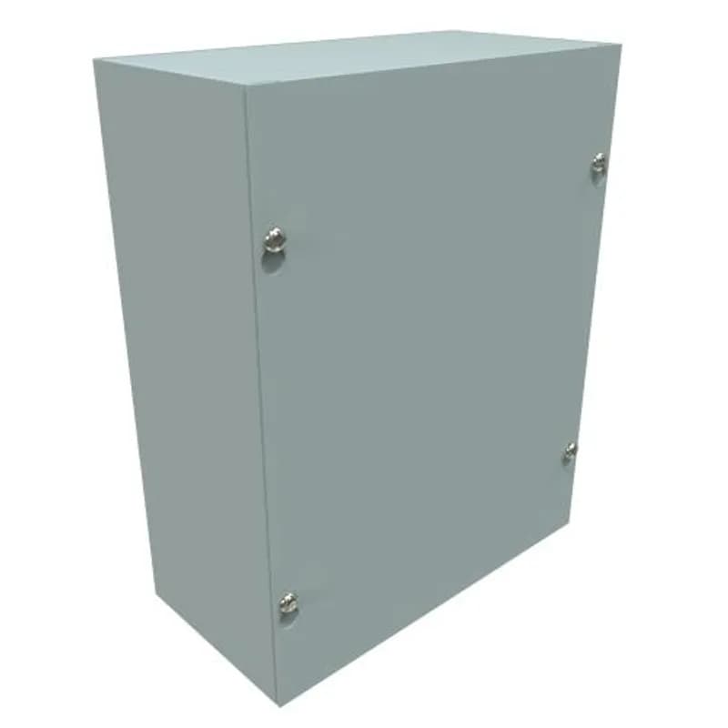 N1 Screw Cover - 10 x 8 x 4 - Steel/Gray