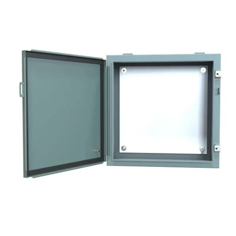 Hammond Manufacturing 1418D8 - N12 Wallmount Encl w/panel - 20 x 20 x 8 - Steel/Gray