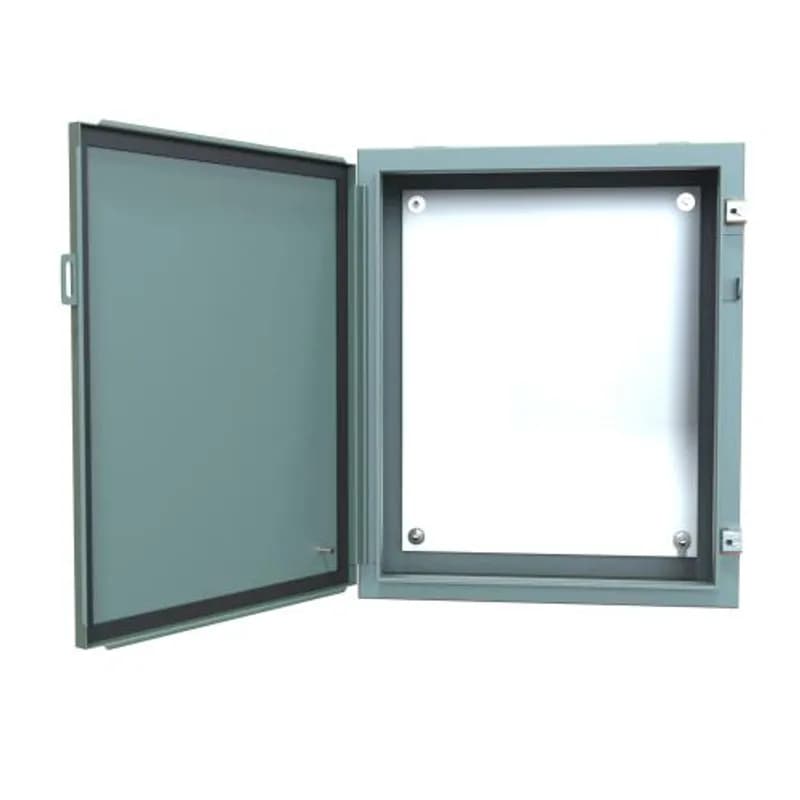 Hammond Manufacturing 1418E8 - N12 Wallmount Encl w/panel - 24 x 20 x 8 - Steel/Gray