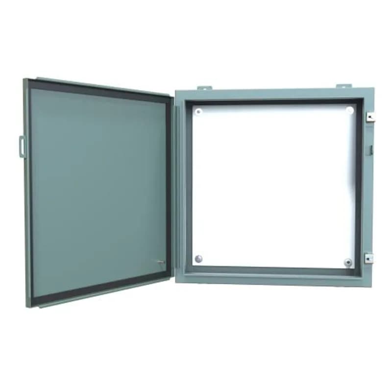 Hammond Manufacturing 1418J6 - N12 Wallmount Encl w/panel - 24 x 24 x 6 - Steel/Gray