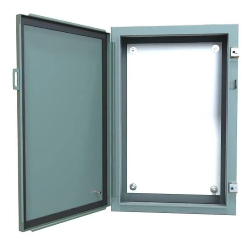 Hammond Manufacturing 1418H6 - N12 Wallmount Encl w/panel - 24 x 16 x 6 - Steel/Gray