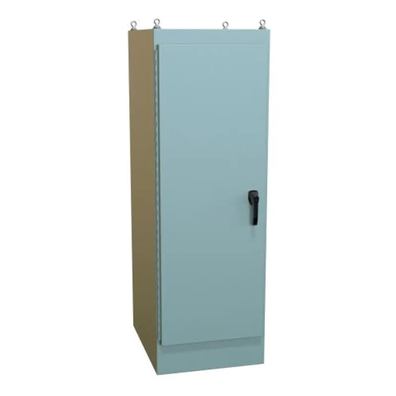 N12 Freestanding Encl - 72 x 24 x 30 - Steel/Gray