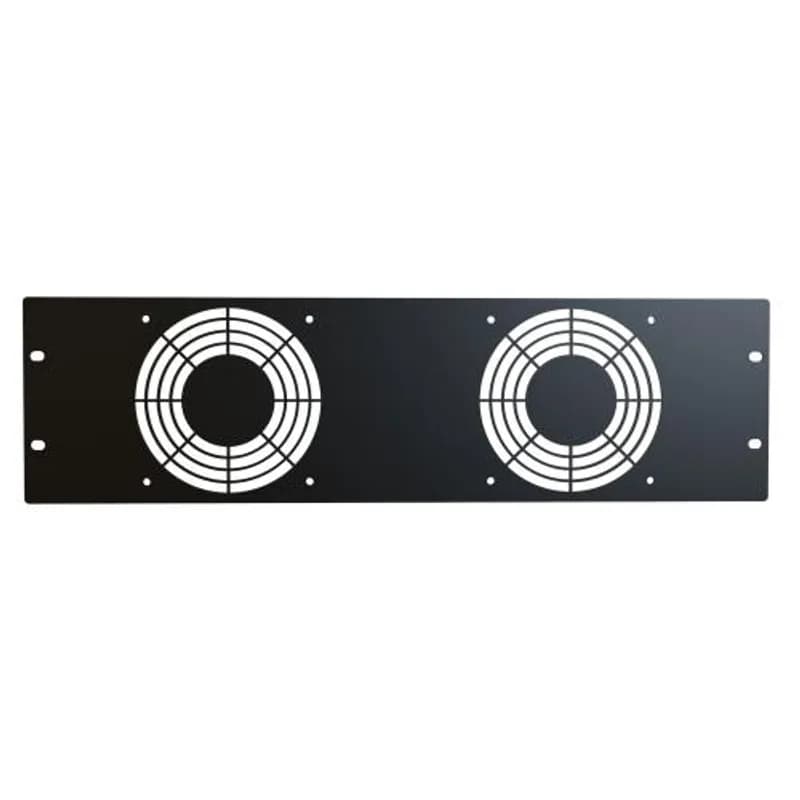 3U 19 GRILL PANEL FOR 2X120MM