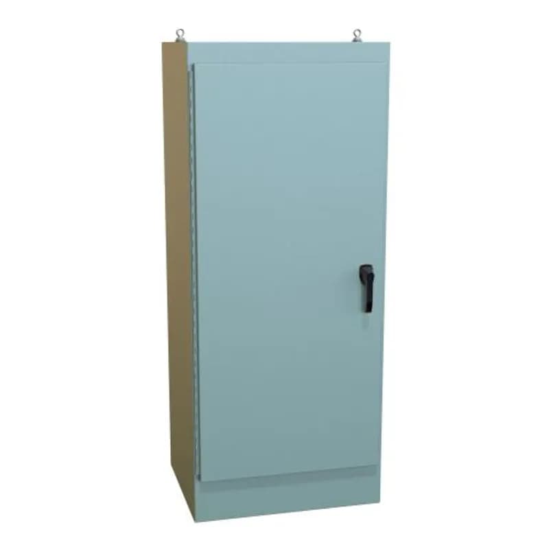 N12 Freestanding Encl - 72 x 30 x 24 - Steel/Gray