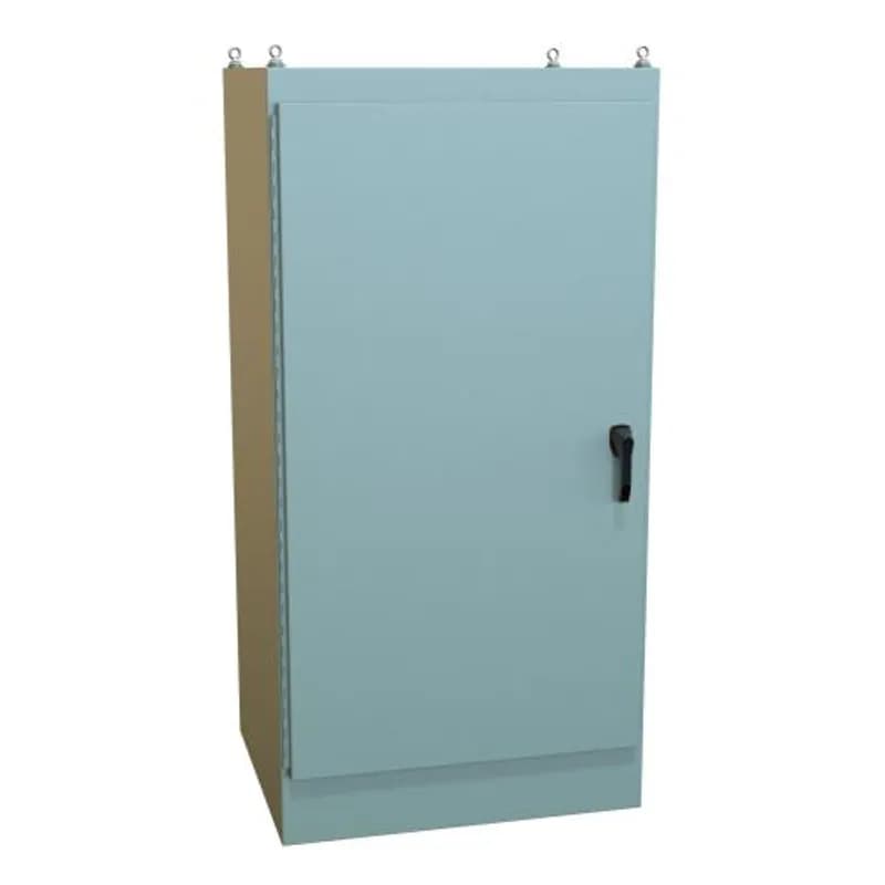 N12 Freestanding Encl - 72 x 36 x 30 - Steel/Gray
