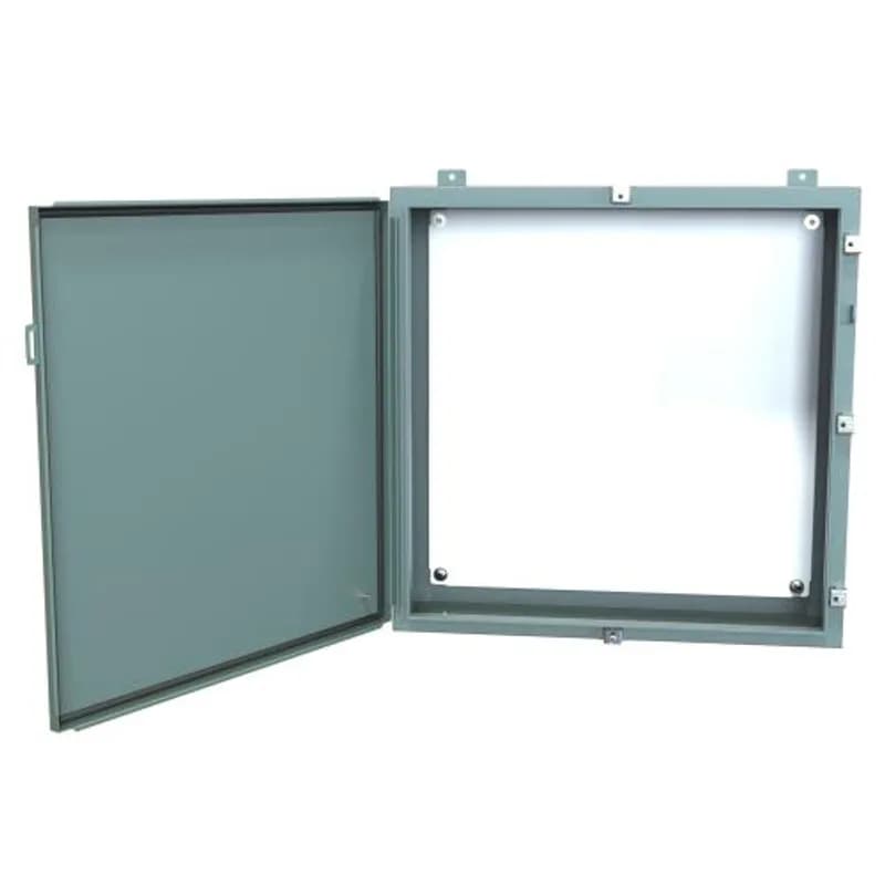 Hammond Manufacturing 1418N4KK8 - N4 Wallmount Encl w/panel - 30 x 30 x 8 - Steel/Gray