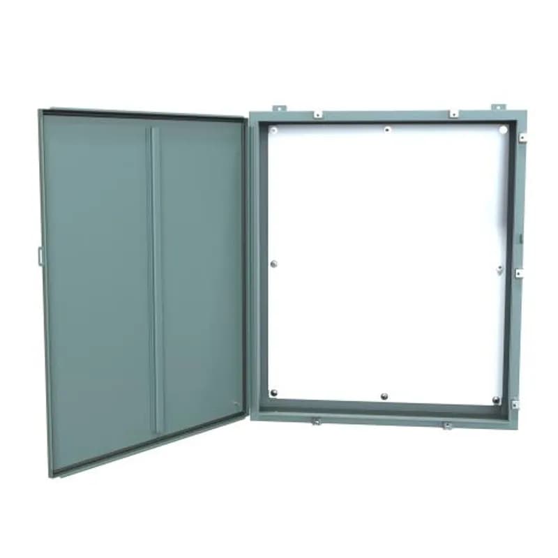 Hammond Manufacturing 1418N4P8 - N4 Wallmount Encl w/panel - 42 x 36 x 8 - Steel/Gray
