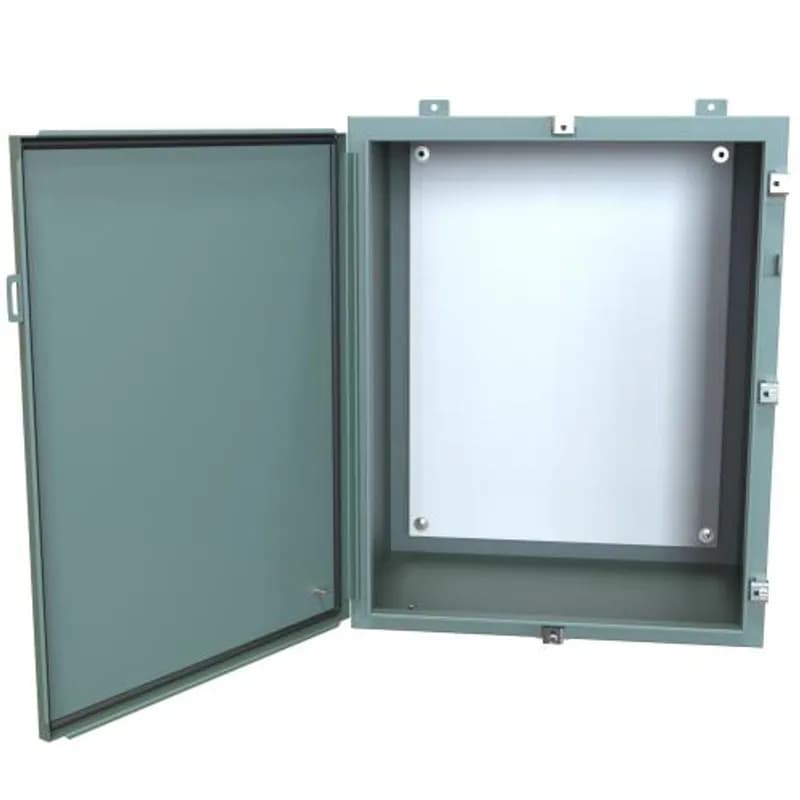 Hammond Manufacturing 1418N4K16 - N4 Wallmount Encl w/panel - 30 x 24 x 16 - Steel/Gray