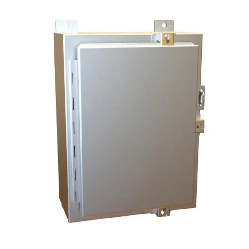 N4X Wallmount Encl w/panel - 16 x 12 x 6 - Alum