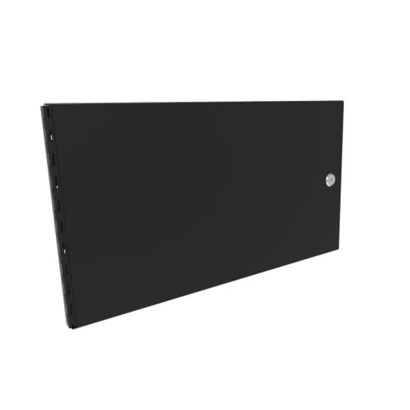 6U SOLID RACKMOUNT DOOR BLK