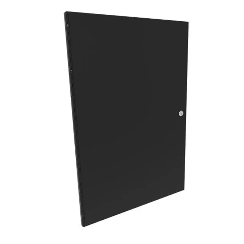 16U SOLID RACKMOUNT DOOR BLK