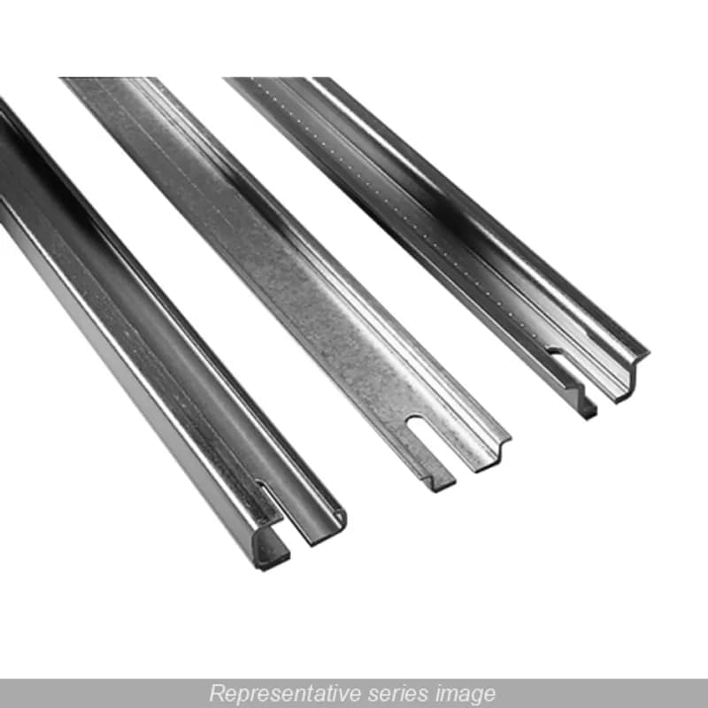 DIN Rail (set of 3) - 30 in. - Plated Steel