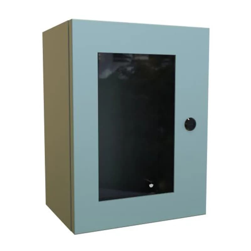 N4,12 Eclipse Window Door encl. - 16 x 12 x 8 - Steel/Gray