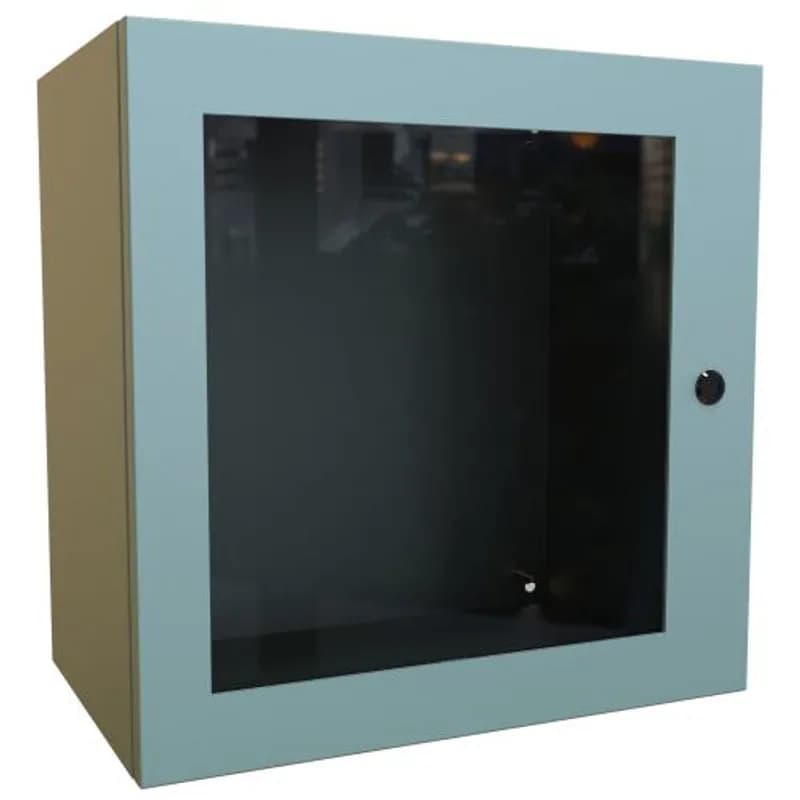Hammond Manufacturing EN4SD202012WGY - N4,12 Eclipse Window Door encl. - 20 x 20 x 12 - Steel/Gray