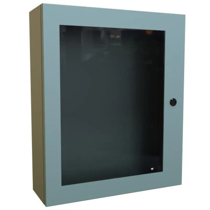 N4,12 Eclipse Window Door encl. - 24 x 20 x 6 - Steel/Gray