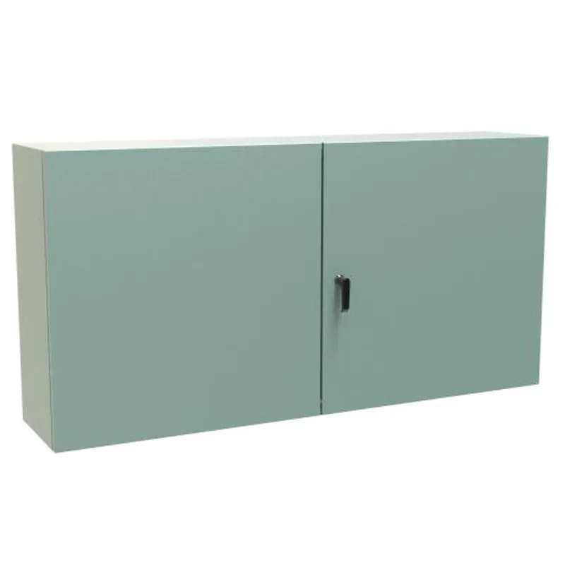 N12 Two Door Eclipse encl. - 30 x 60 x 12 - Steel/Gray