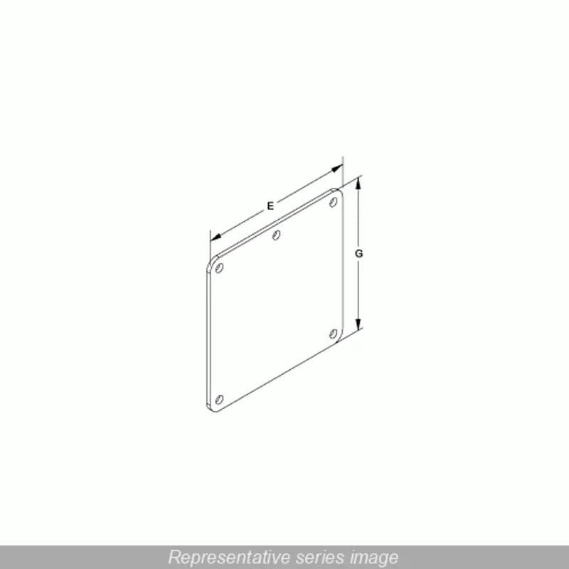 N12 Wireway, Cover Plate - Fits 2.5 x 2.5 - Steel/Gray