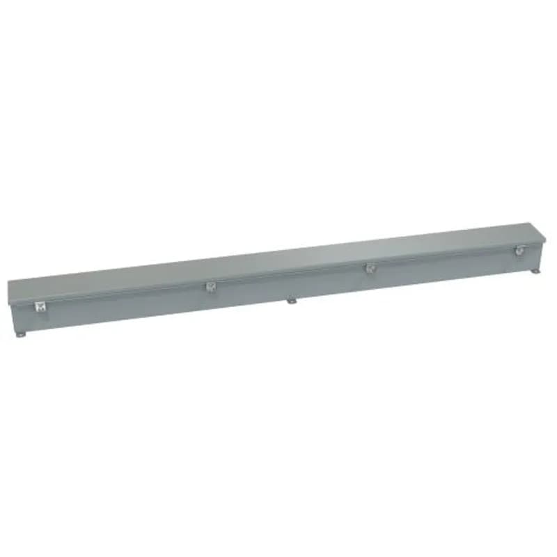 N4/12 Wiring Trough - 4 x 4 x 60 - Steel/Gray