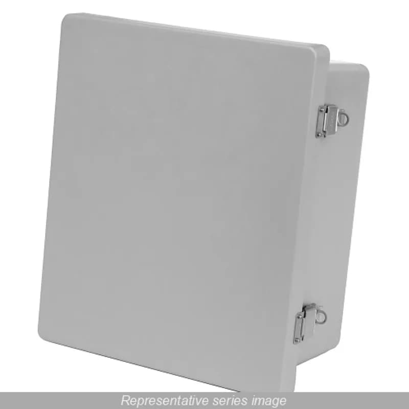 Hammond Manufacturing PJ1084T - N4X Wallmount Encl - 10.14 x 8.26 x 4.13 - Fiberglass