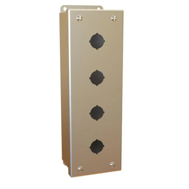 Pushbutton Encl - 4 PB x 22.5mm - 304 SS