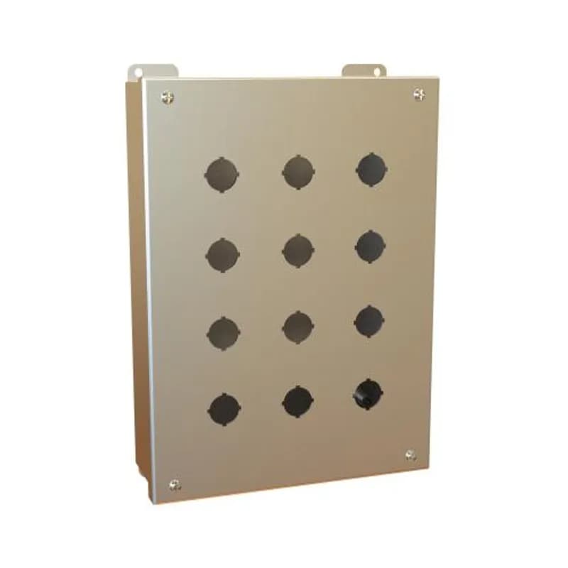 Pushbutton Encl - 12 PB x 22.5mm - 316 SS