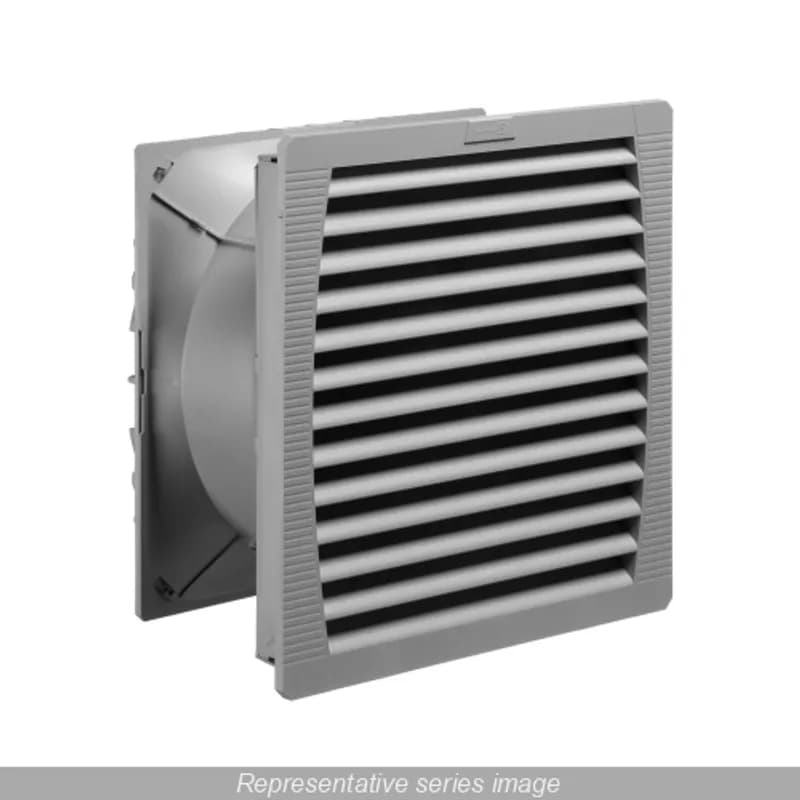 Hammond Manufacturing PF67000T12BK230 - 560CFM Filter Fan, 230V N12 - Black
