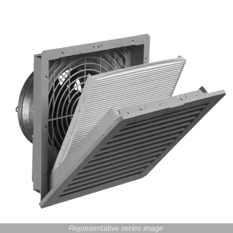94 CFM Filter Fan, 24VDC N12 - Black