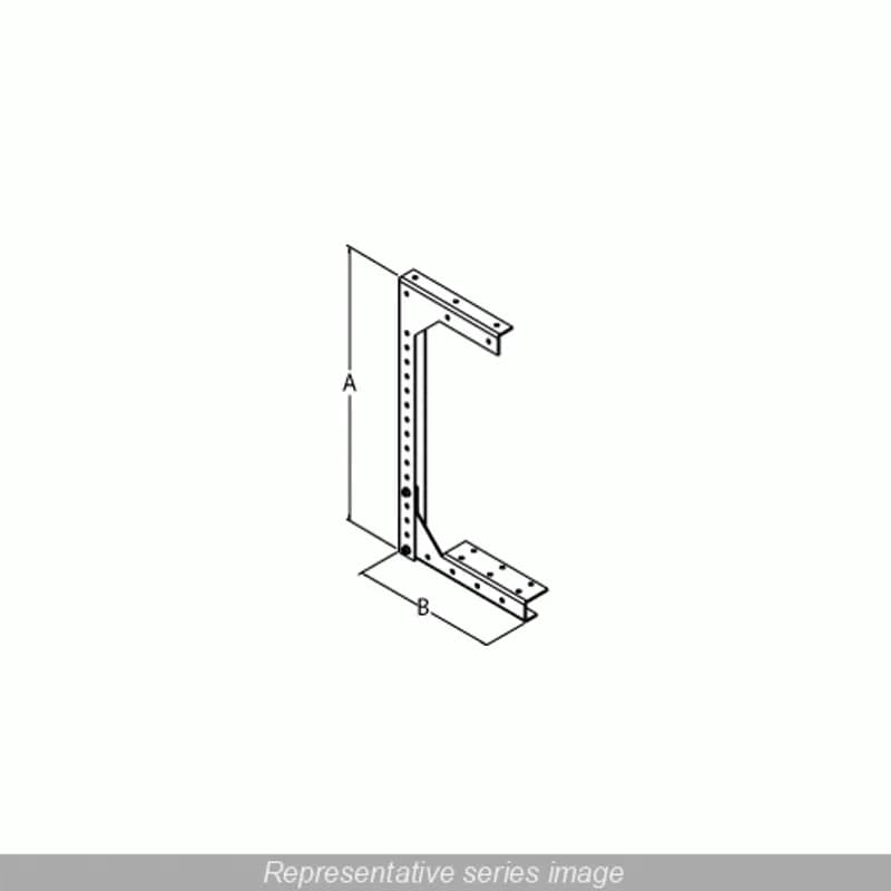 Hammond Manufacturing CWHD12 - Bracket Hanger Ceiling Type - 12 x 12 - Steel/Gray