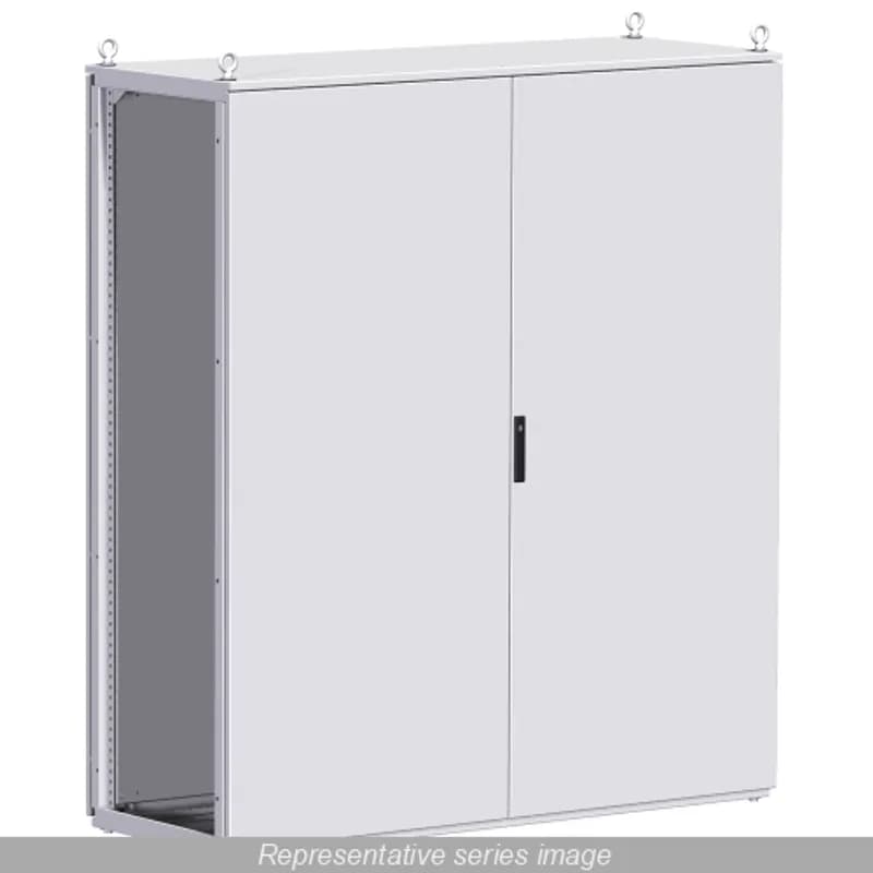 Hammond Manufacturing HMET18188 - Modular Dbl Door Encl - 1800 x 1800 x 800 - Steel/Lt Gray