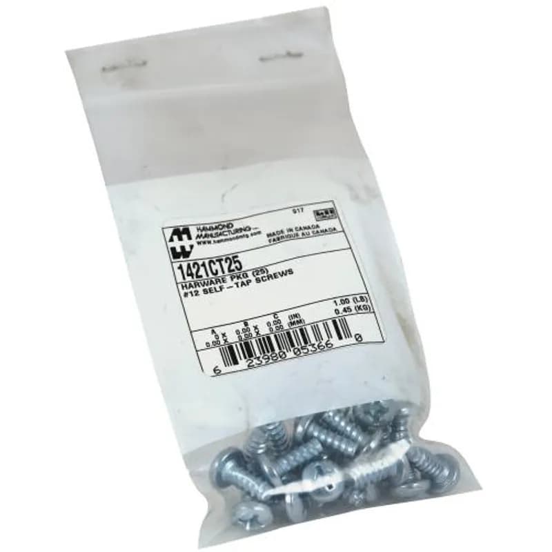 25 of Panhead Threadrolling #12-24 screws x 0.5"