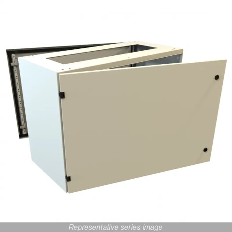 Hammond Manufacturing 2CLBX264818 - 48" Console Base - Dual Access - 26 x 48 x 18 - Steel/Lt Gray