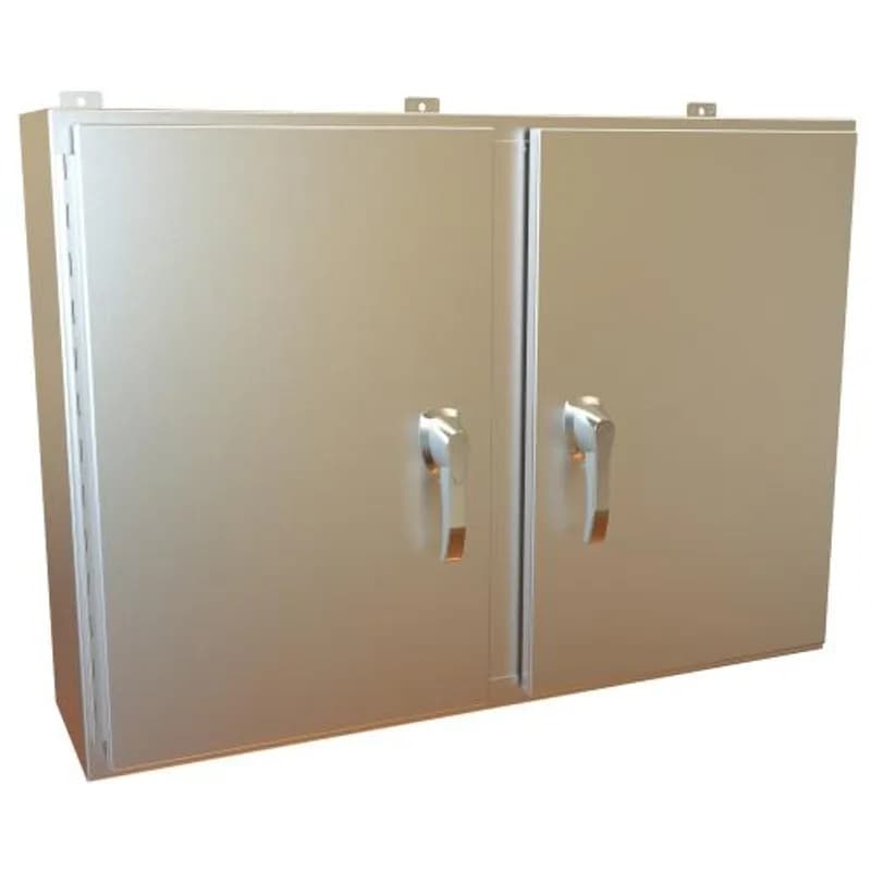 Hammond Manufacturing HN4WM304210SS - N4X 2 Door Wallmount Encl w/panel - 30 x 42 x 10 - 304 SS