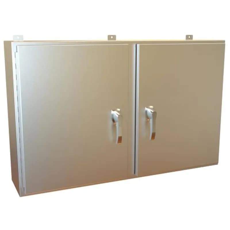 N4X 2 Door Wallmount Encl w/panel - 30 x 48 x 10 - 304 SS