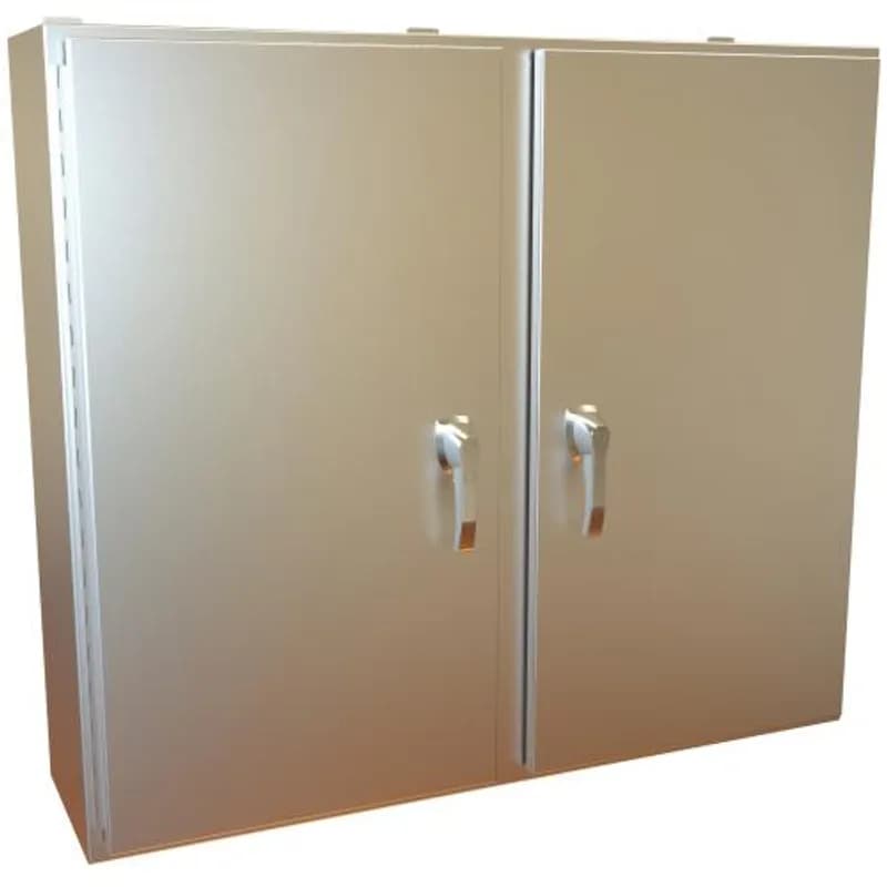 Hammond Manufacturing HN4WM424812SS - N4X 2 Door Wallmount Encl w/panel - 42 x 48 x 12 - 304 SS