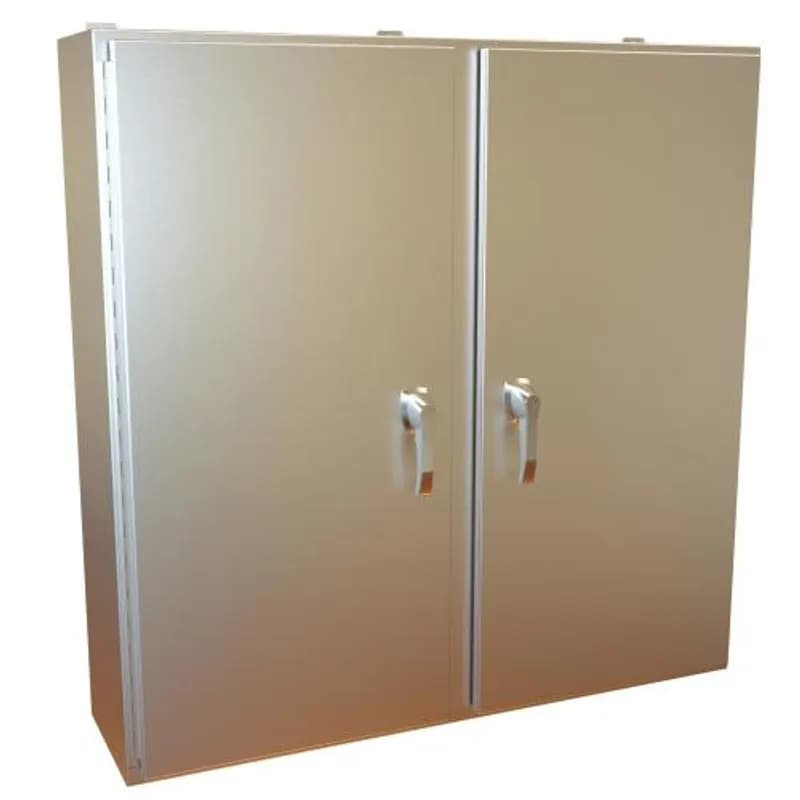 N4X 2 Door Wallmount Encl w/panel - 48 x 48 x 12 - 304 SS