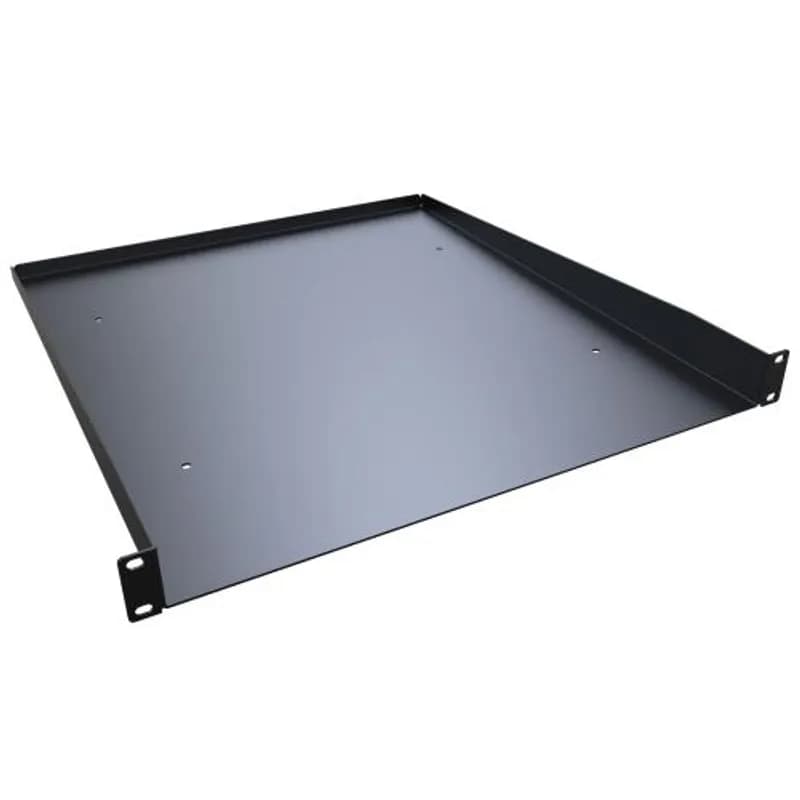 Hammond Manufacturing RASU190120BK1 - 1U Cantilever Solid Shelf - 20" dp - 40 lbs rated