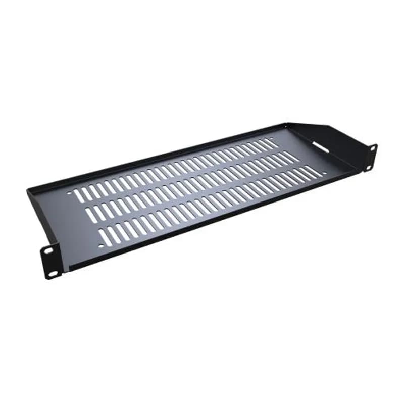 Hammond Manufacturing RASV190107UBK1 - 1U 7D VENTED RACK SHELF